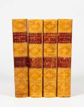 "Memorial History of Boston" in Four Volumes C1881