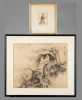 Two Chinese Watercolor Paintings on Silk