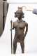 An Antique Pre Columbian Style Bronze Warrior Figure. Height: 26"