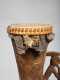 Asmat Drum with Figural Handle, Asmat People, Irian Jaya, Indonesia