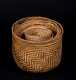 Group of Five Papua New Guinea Nesting Basketry Vessels