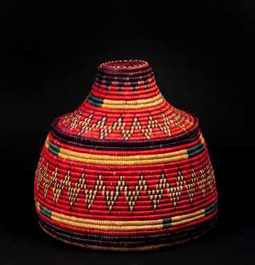 Large Saudi Arabian Abha Bedouin Basket