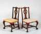 Pair of Massachusetts Chippendale Style Side Chairs