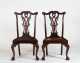 Pair of Irish Chippendale Style Mahogany Side Chairs