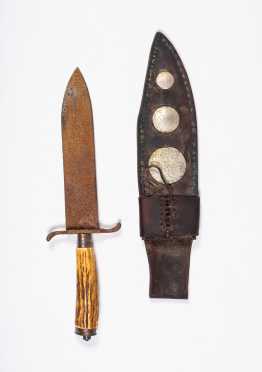 Native American Made Knife Sheath and Knife
