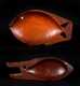 Two Trobriand Islands, Papua, New Guinea Carved Fish Form Bowl