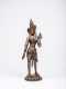 Antique Tara Hindu Goddess Figure in Silver and Copper