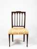 American Federal Carved Mahogany Side Chair