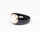 Onyx and Mother of Pearl Ring,