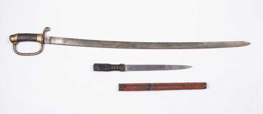 Persian Cavalry Saber and Chinese Dagger