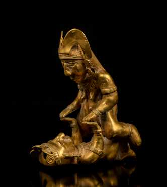 Pre-Columbian Tairona Gold Sexual Couple *AVAILABLE FOR REASONABLE OFFERS*