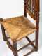 American 18thC Bannister Back Side Chair