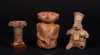 Three Pre-Columbian Clay Figures