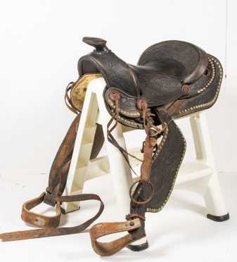 1940 Western Leather Show Saddle