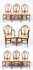 Set of Eight English Mahogany Hepplewhite Chairs