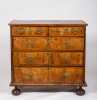 E18thC English William and Mary Ball Footed Chest