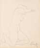 Frederick Charles Shrady Nude Pencil Drawing