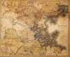 1819 Map of Boston Published "John Giltales" Philadelphia