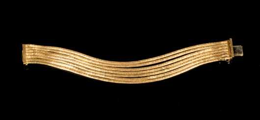 18K Multi-Strand Gold Bracelet