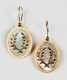 Suzanne Wilson 14K and Mother of Pearl Earrings