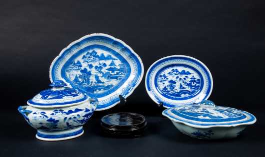 Three Chinese 19thC Serving Dishes