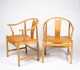 P.P. Mobler Design, Denmark, Hans J. Wegner Pair of Vintage Chairs