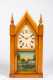 "Ansonia" Tiger Maple Case Steeple Clock