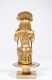 10" Tall Pre-Columbian Tairona Gold Seated Female Figure