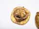 Two Pre-Columbian Tairona Gold Maskettes