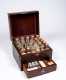 American Apothecary Traveling Mahogany Case- Complete
