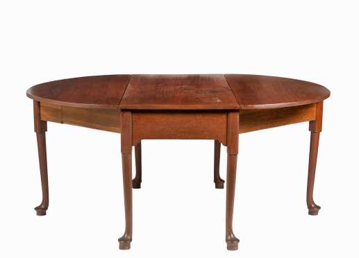 Large 18thC Queen Anne Mahogany Drop Leaf Table