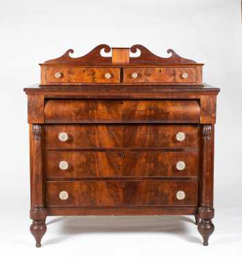 E19thC New England Empire Chest of Drawers