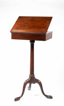 Edwardian English Mahogany Queen Anne Style Lectern