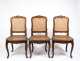 Set of Six French Fruitwood Style Dining Chairs