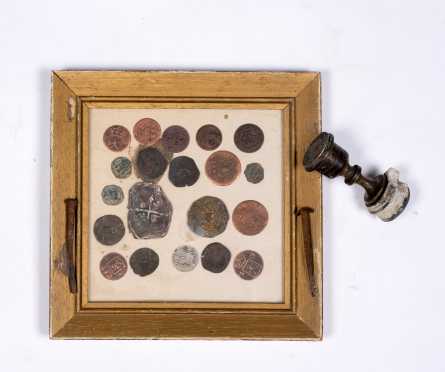 A Small Collection of Twenty-Two Ancient Coins 1634 to 1794