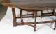 William and Mary Style Double Gate Leg Dining Table
