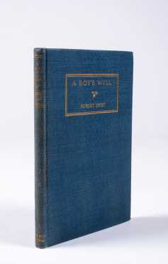 Robert Frost, "A Boyâ€™s Will", Inscribed