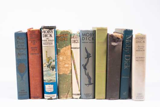 Ten Editions of Moby Dick by Herman Melville