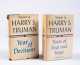 Harry S. Truman, "Memoirs" Vols. 1 and 2, Inscribed