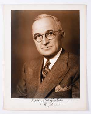 11" x 14" Studio Photograph of Harry S. Truman by Pach Bros.