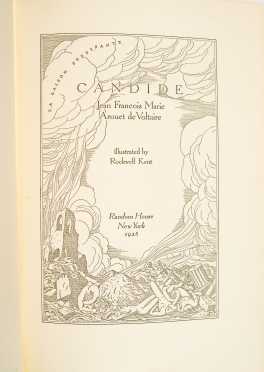 Voltaire, Candide, Illustrated by Rockwell Kent, Signed