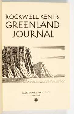Rockwell Kent's Greenland Journal, Signed