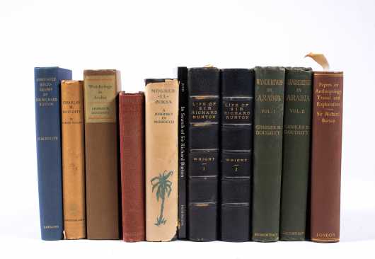 Nine Books on the Desert Countries Including Richard Burton