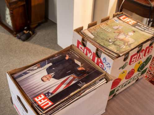 Two Boxes of Life Magazines