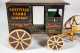 "Sheffield Farms Co" Horse Drawn Delivery Wagon Model and Rocking Horse