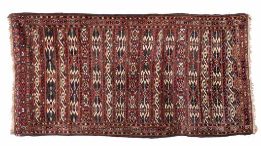 Antique Tekke Style Small Room Size Oriental Rug