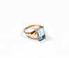 Topaz and 14K Cocktail Ring