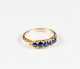 Antique Yellow Gold and Sapphire Ring