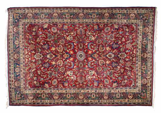 Pakistani Tabriz Small Room Size Oriental Rug