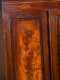 English Regency Mahogany Inlaid Hanging Corner Cupboard